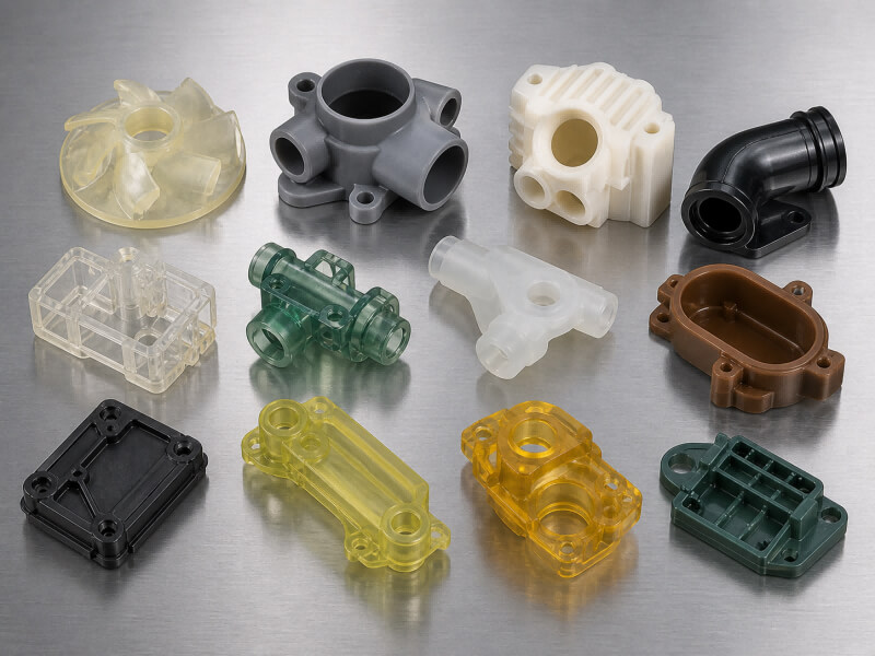 Industrial-plastic-components-on-brushed-metal